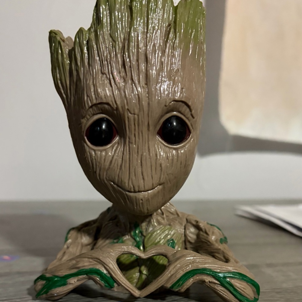 Adorable Tree Character Figurine - Brown and Green